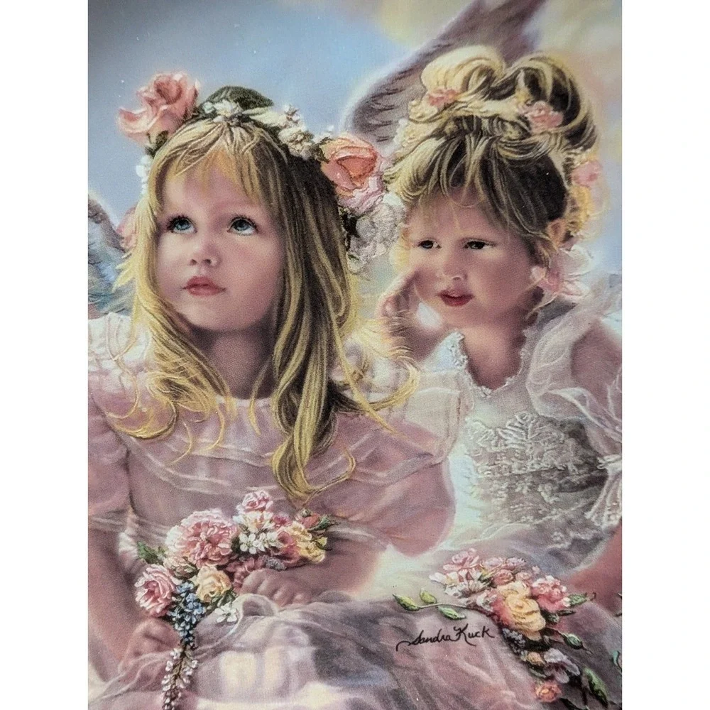 Vintage Collector Plate- Sharing Secrets-Sandra Kuck- Everlasting Friends‎ 1996